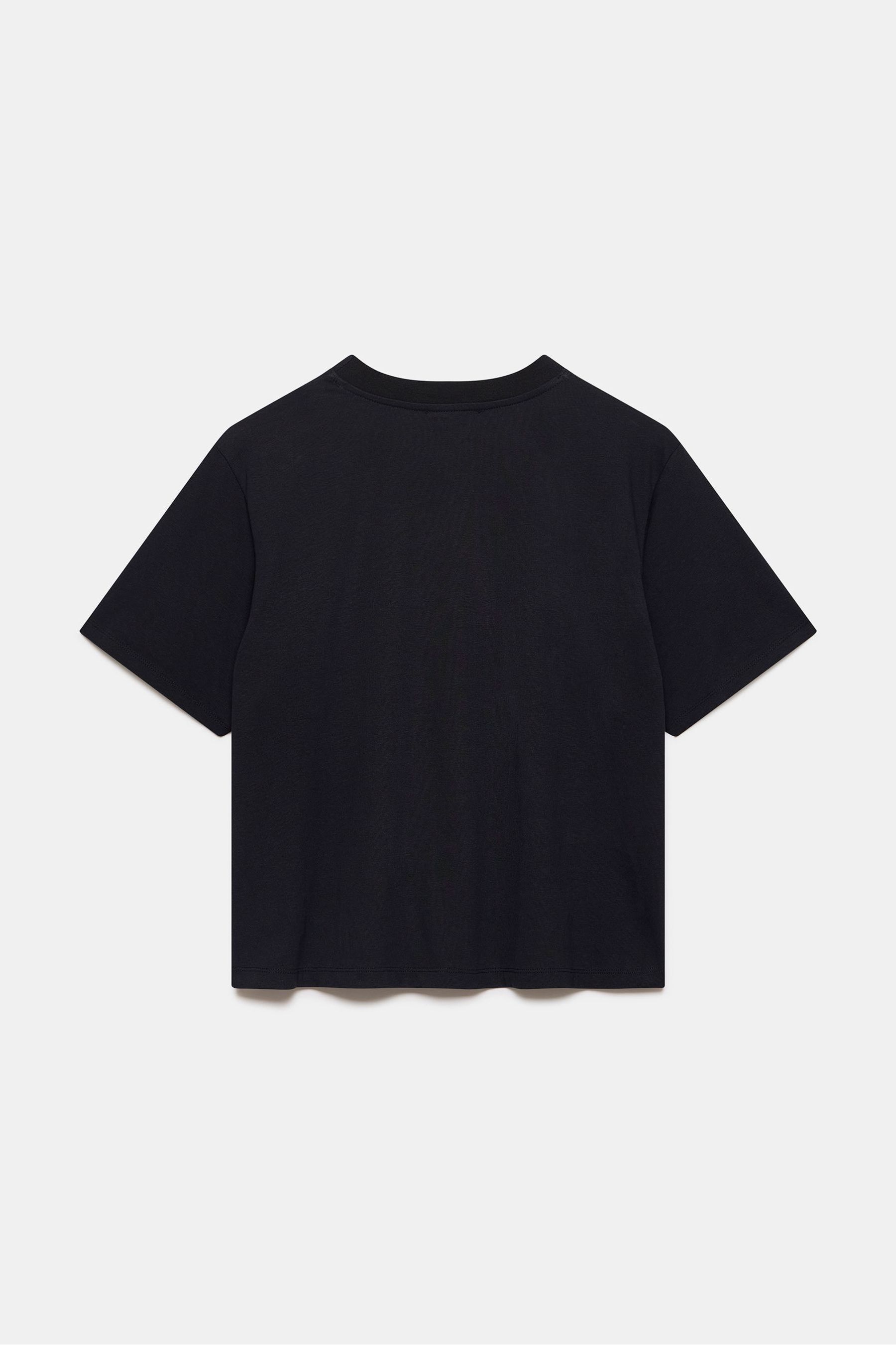 Buy Mint Velvet Black Metallic Lips 100 Cotton Crew Neck T Shirt from the Next UK online shop