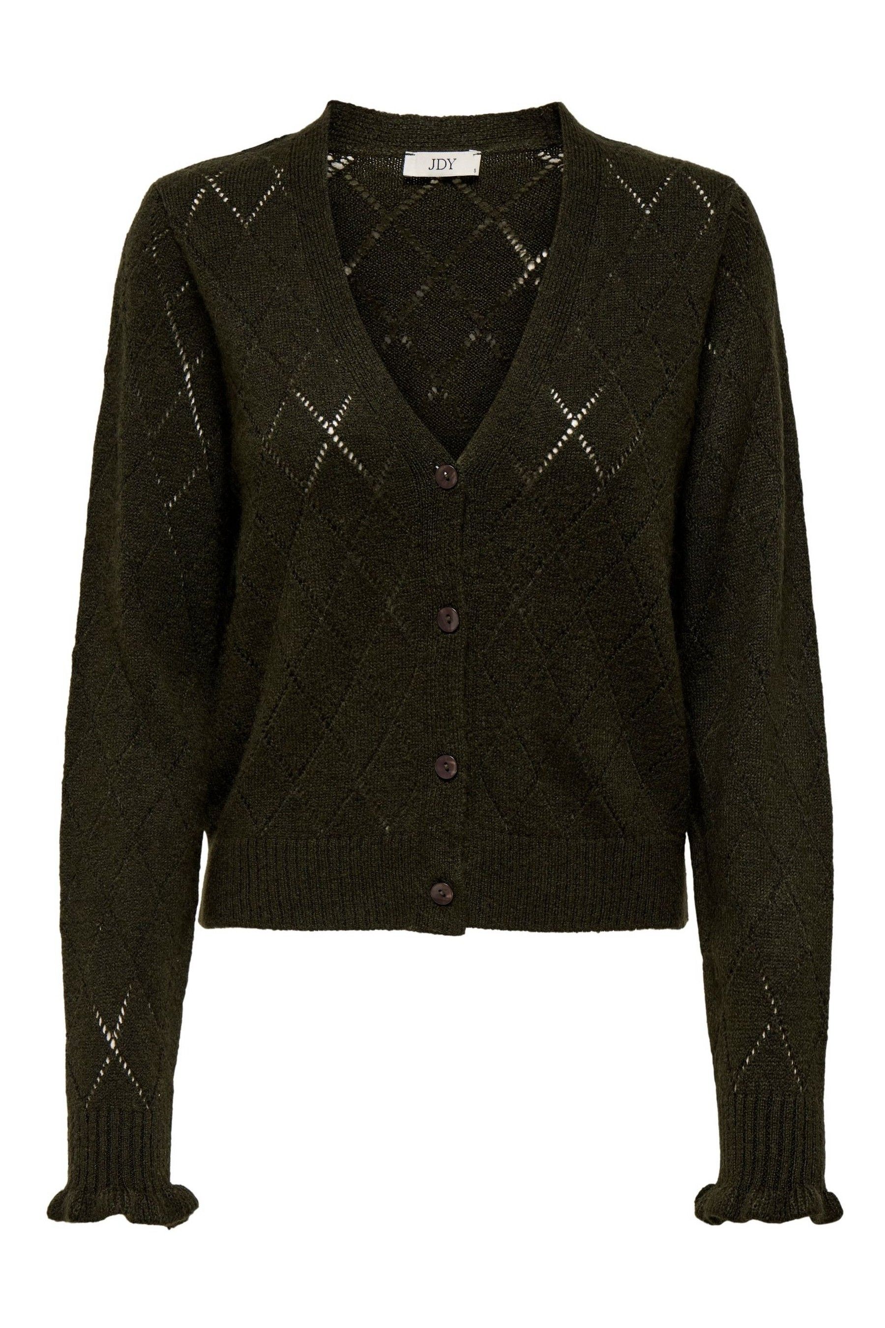 Frill sleeve cardigan on sale