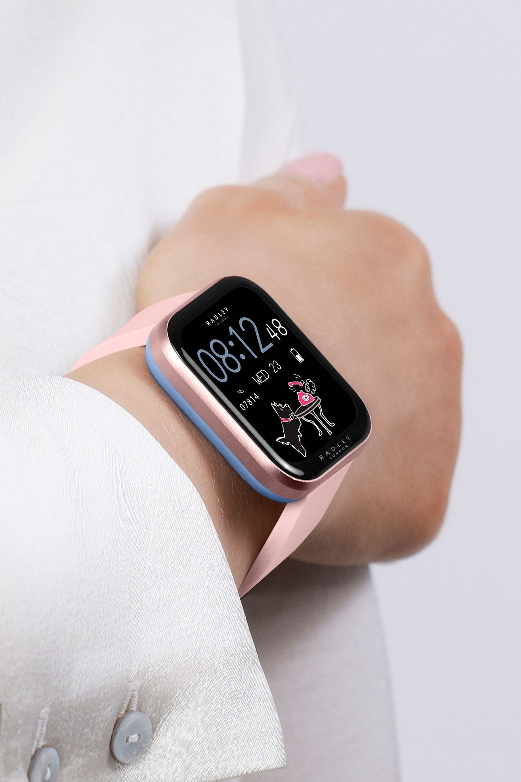 Buy Radley Pink Series 32 Silicone Strap Smart Watch from the Next UK online shop