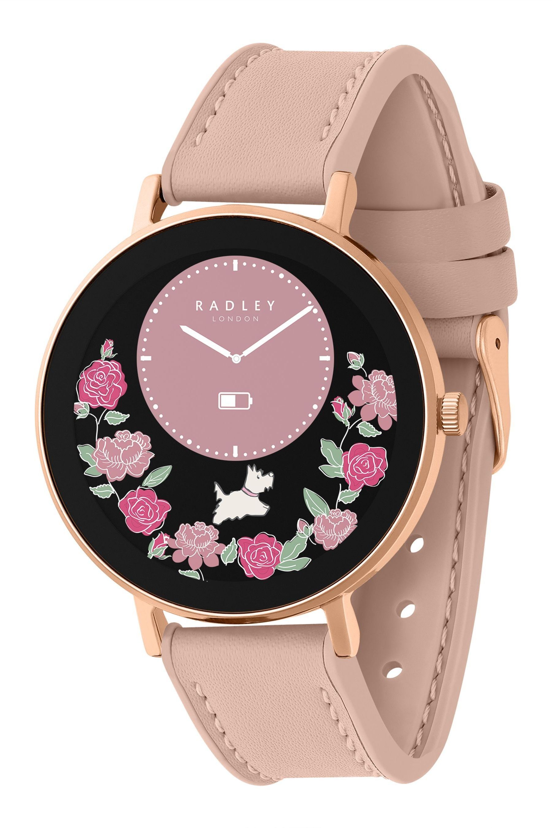 Buy Radley Pink Series 28 Amoled Cobweb Leather Strap Watch from the Next UK online shop
