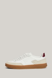 Tommy Hilfiger Heritage Court Leather Brown Trainers - Image 2 of 8