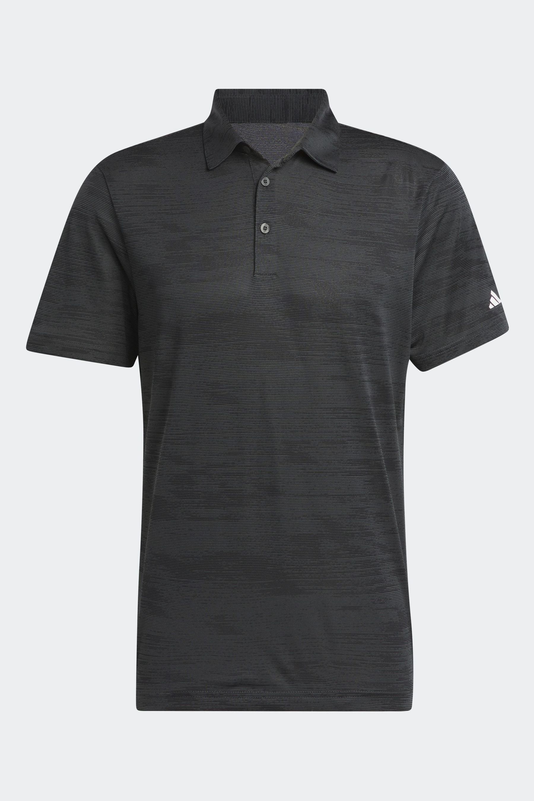 Buy adidas Golf Ultimate365 Textured Stripe Grey Black Polo Shirt from Next USA