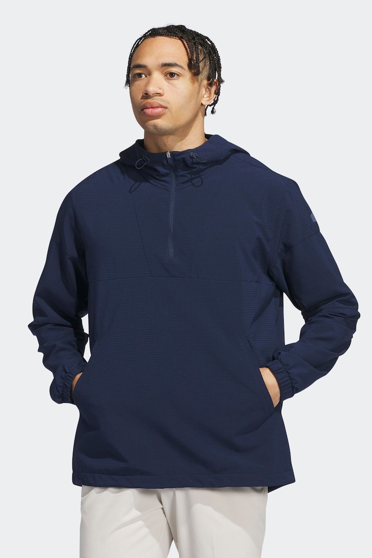 adidas Golf Navy Ultimate365 Club Anorak - Image 1 of 2