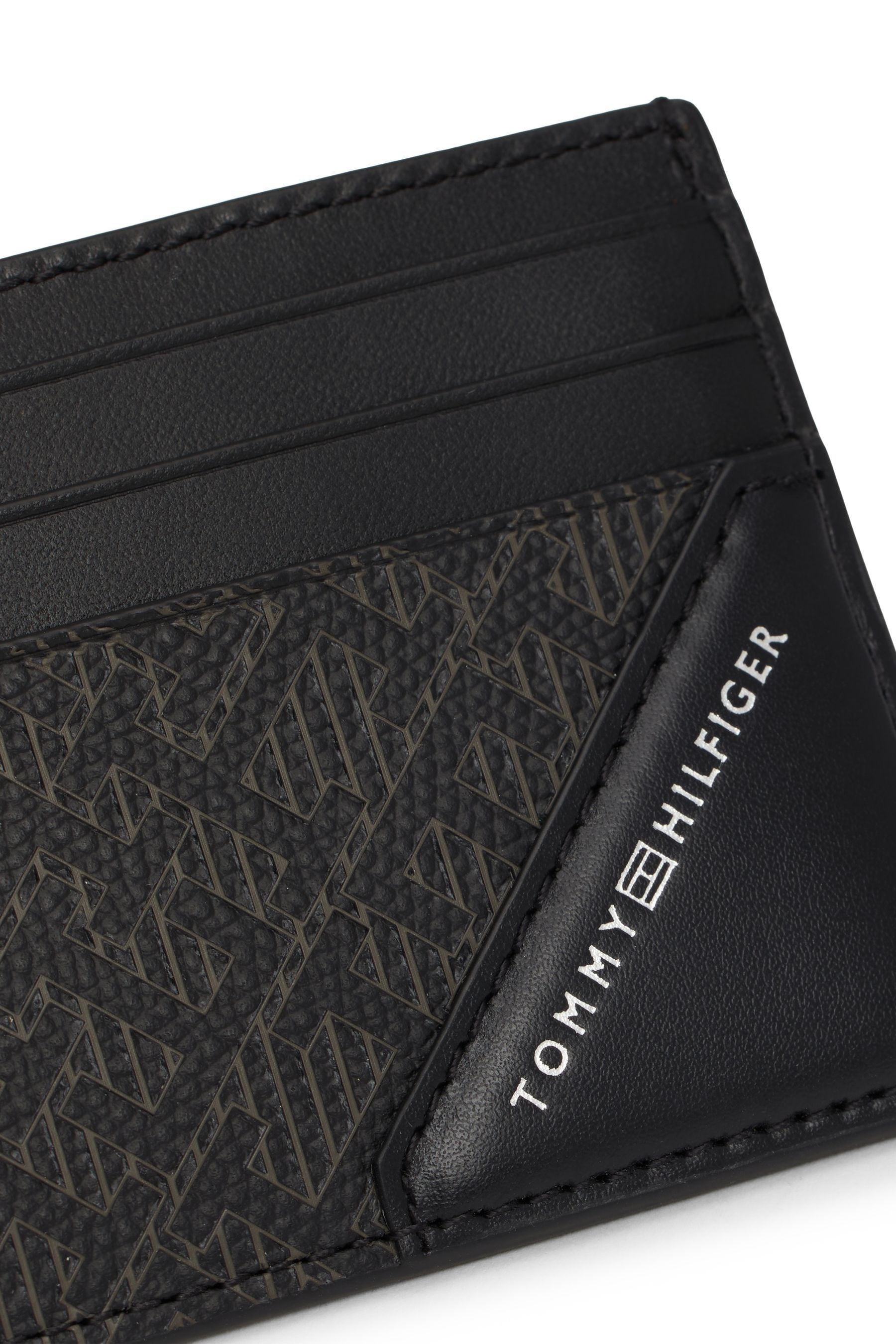 Buy Tommy Hilfiger Monogram Black Card Holder from Next Luxembourg