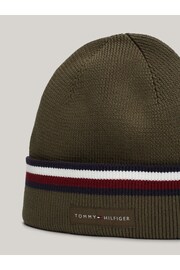 Tommy Hilfiger Blue Love Solid Stripe Beanie - Image 3 of 5