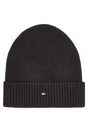 Tommy Hilfiger Black Flag Pima Cotton Beanie - Image 1 of 3