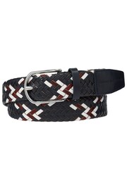 Tommy Hilfiger Blue Business Luxe Leather Belt - Image 1 of 2