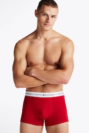 Tommy Hilfiger Blue Signature Essential Trunks 3 Pack - Image 2 of 7