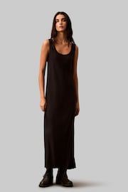 Calvin Klein Black Slip Dress - Image 1 of 6