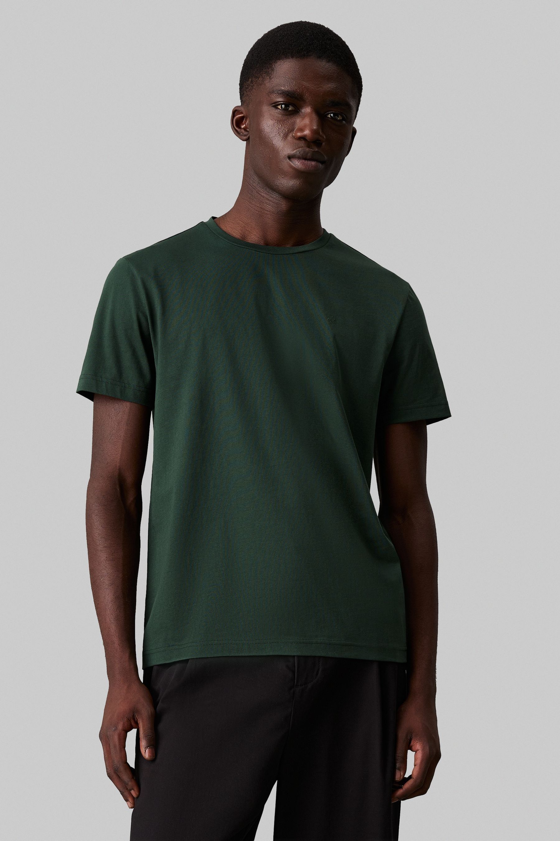 Calvin Klein Blue Liquid Touch T Shirt small Mens
