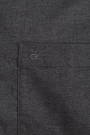 Calvin Klein Grey Flannel Solid Shirt - Image 6 of 6