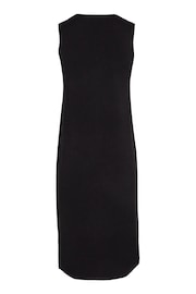 Calvin Klein Black Wool Blend Shift Mini Dress - Image 6 of 7