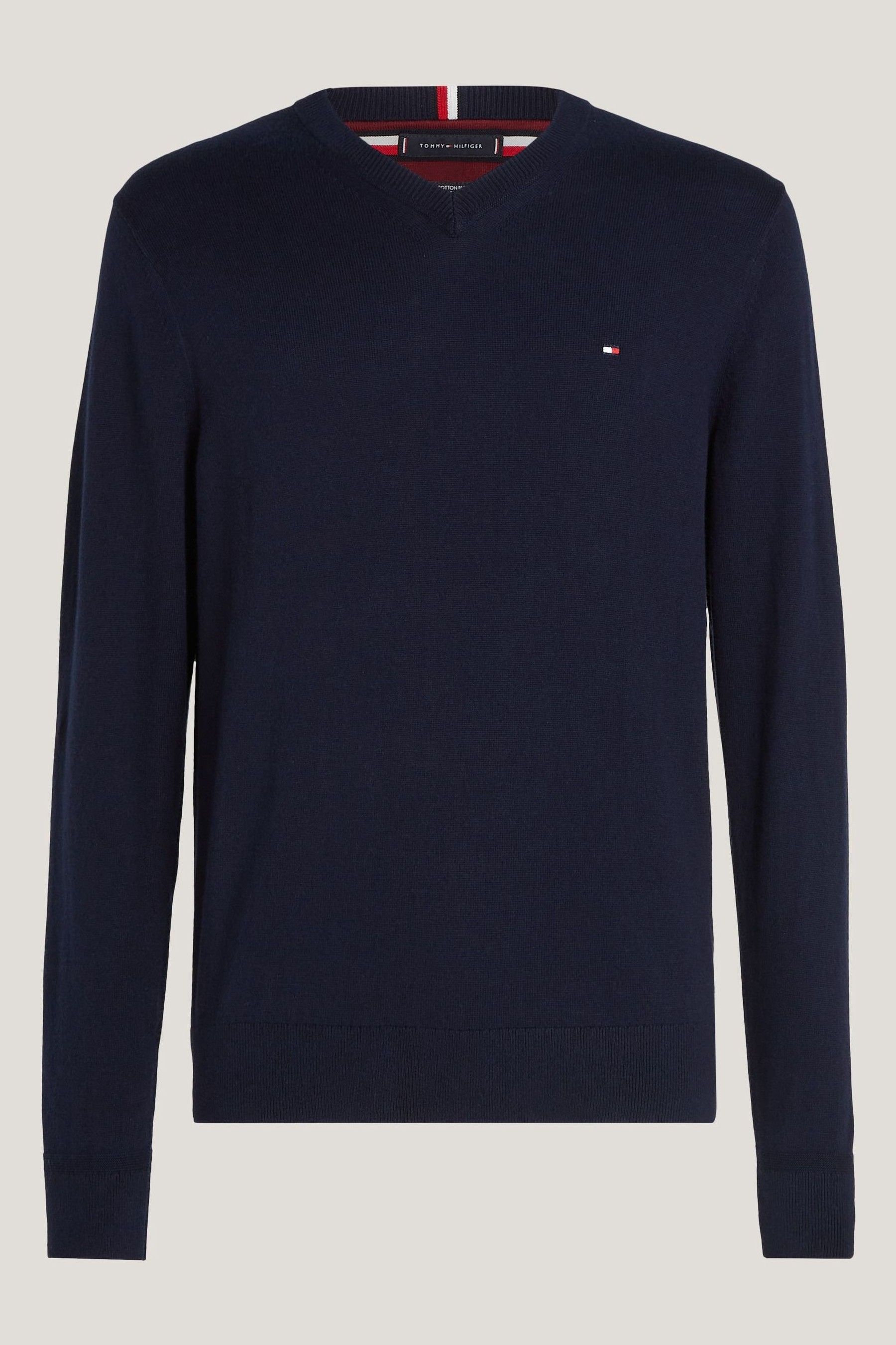 Tommy hilfiger pima v neck hot sale