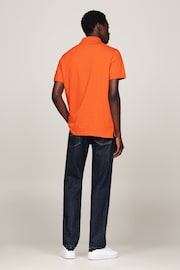 Tommy Hilfiger Orange 1985 Regular Fit Polo Shirt - Image 2 of 6