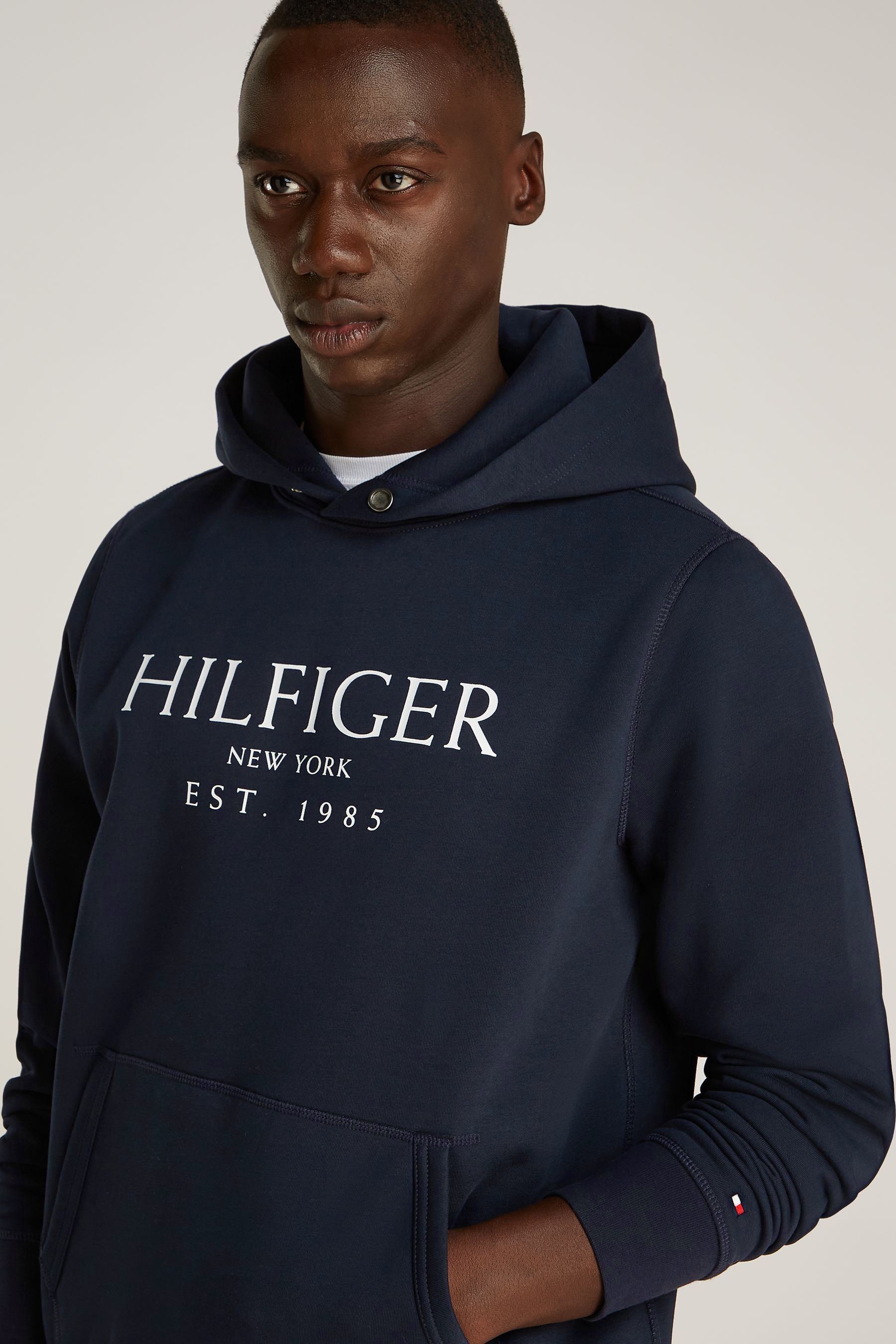 Tommy blue hoodie online