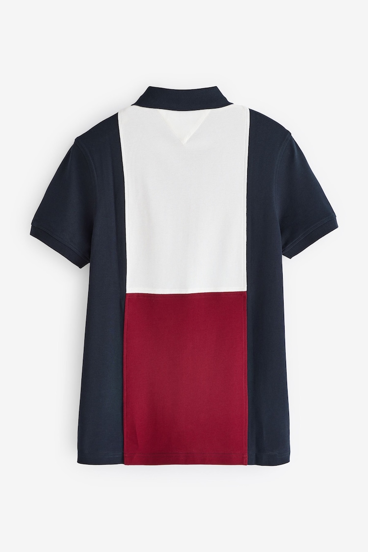 Tommy Hilfiger Blue Regular Fit Flag Polo Shirt - Image 2 of 2