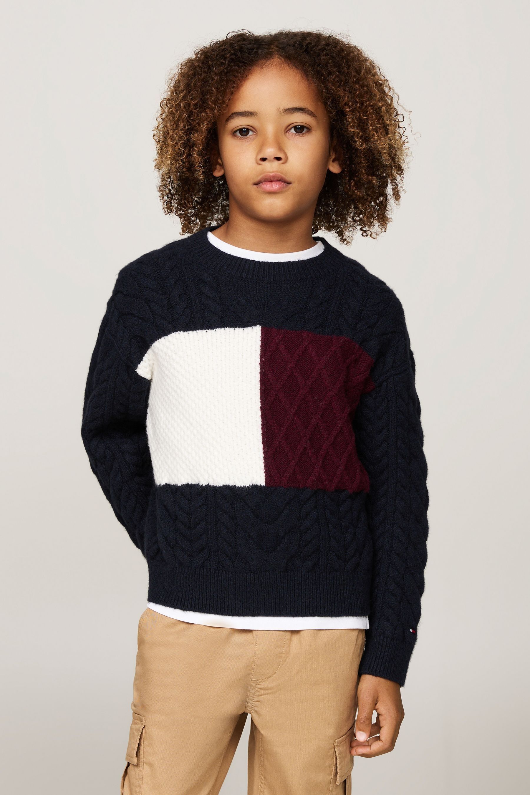 Hilfiger blue sweater store