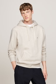 Tommy Hilfiger Essential Fleece White Hoodie - Image 1 of 6