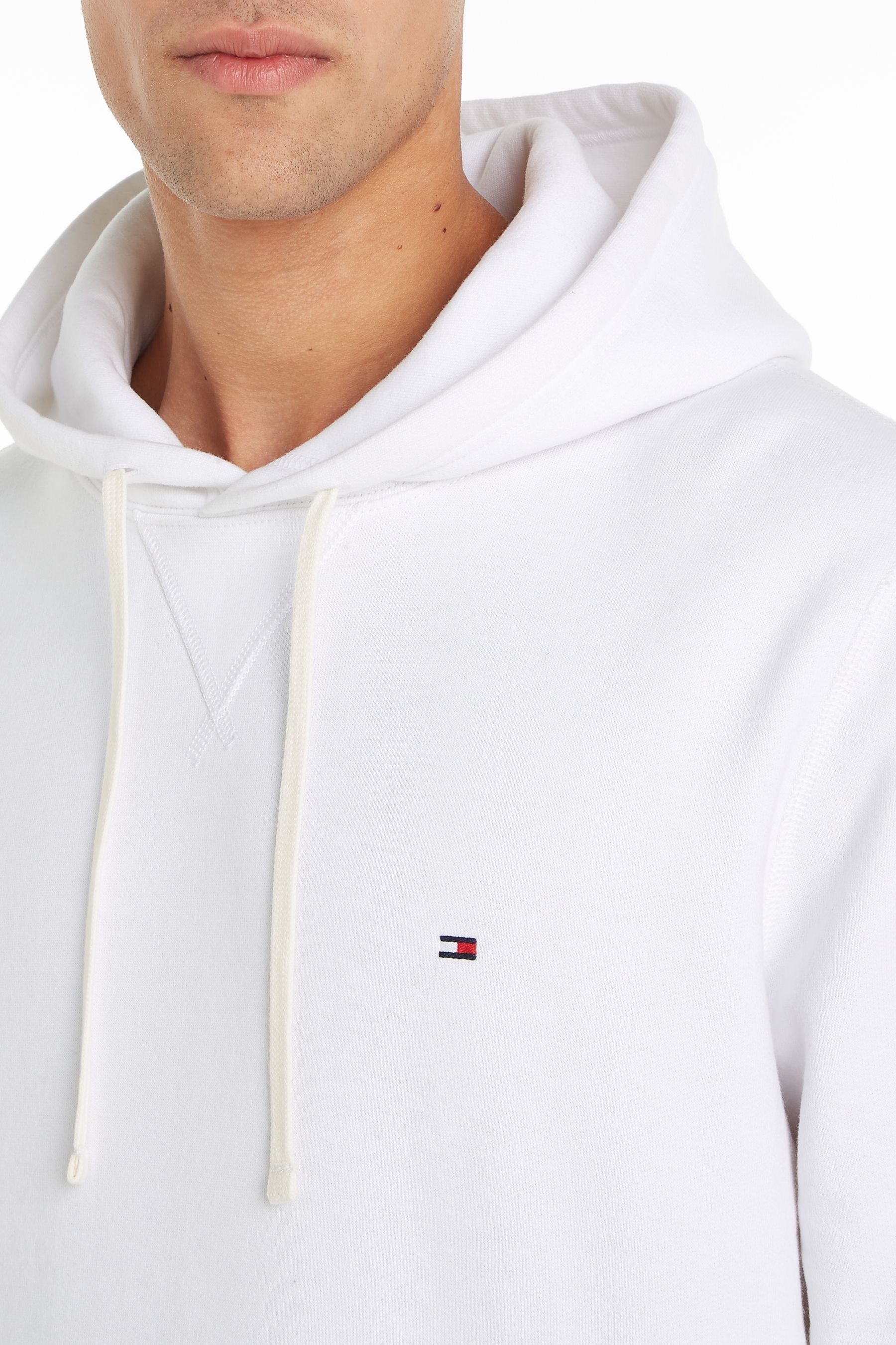 Buy Tommy Hilfiger Essential Fleece White Hoodie from Next Canada