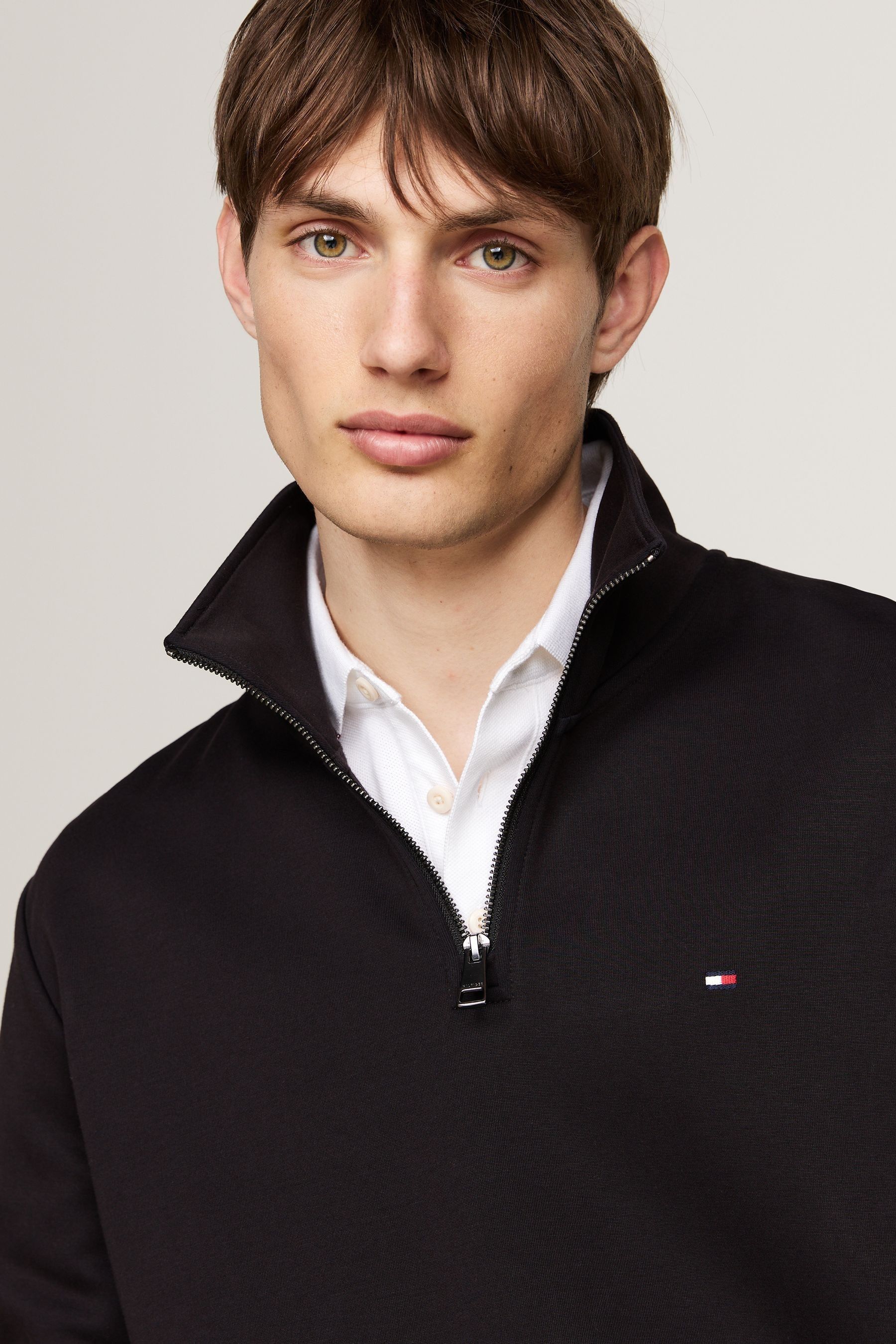 Tommy hilfiger 3 quarter zip outlet