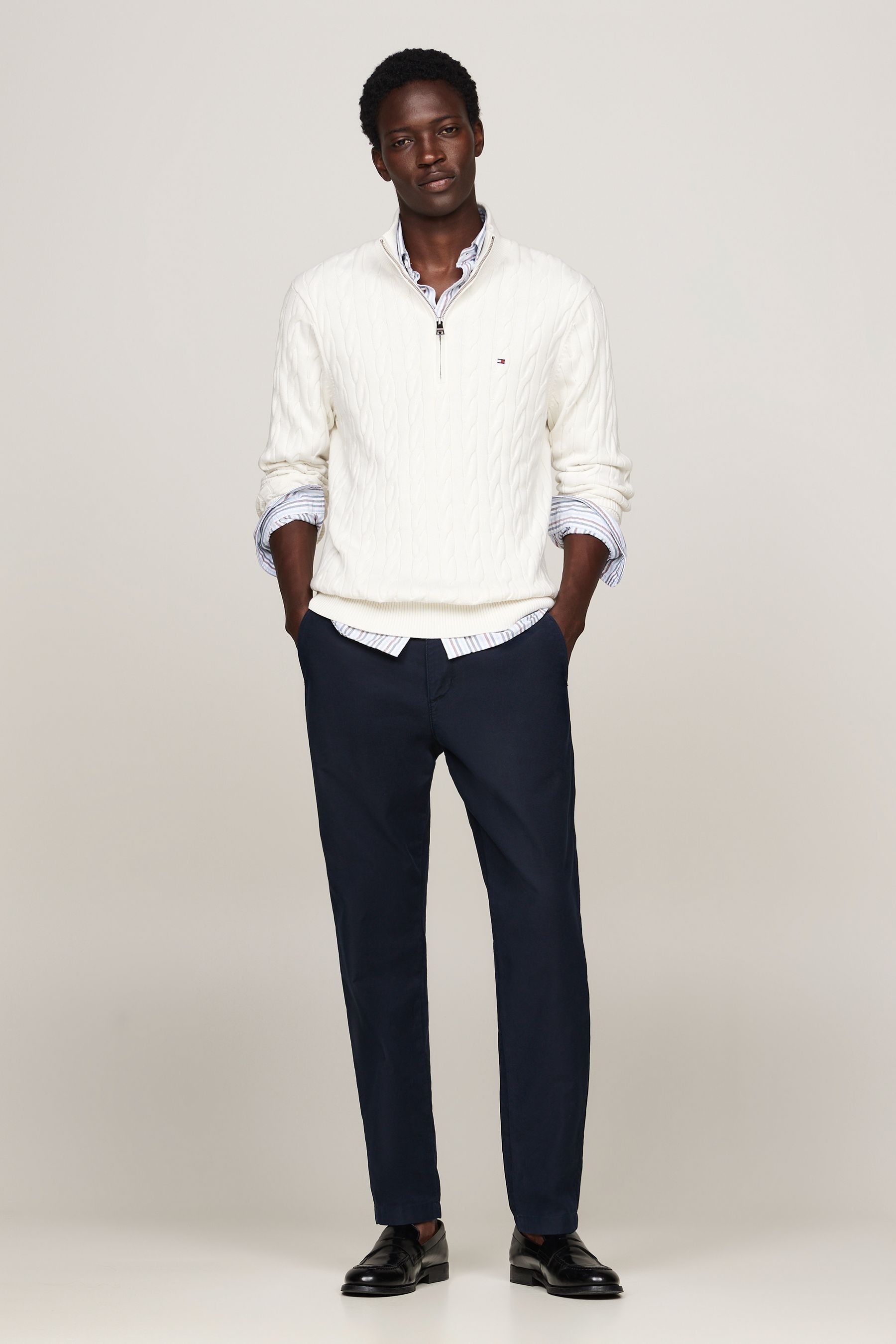 Classic white sweater 2025