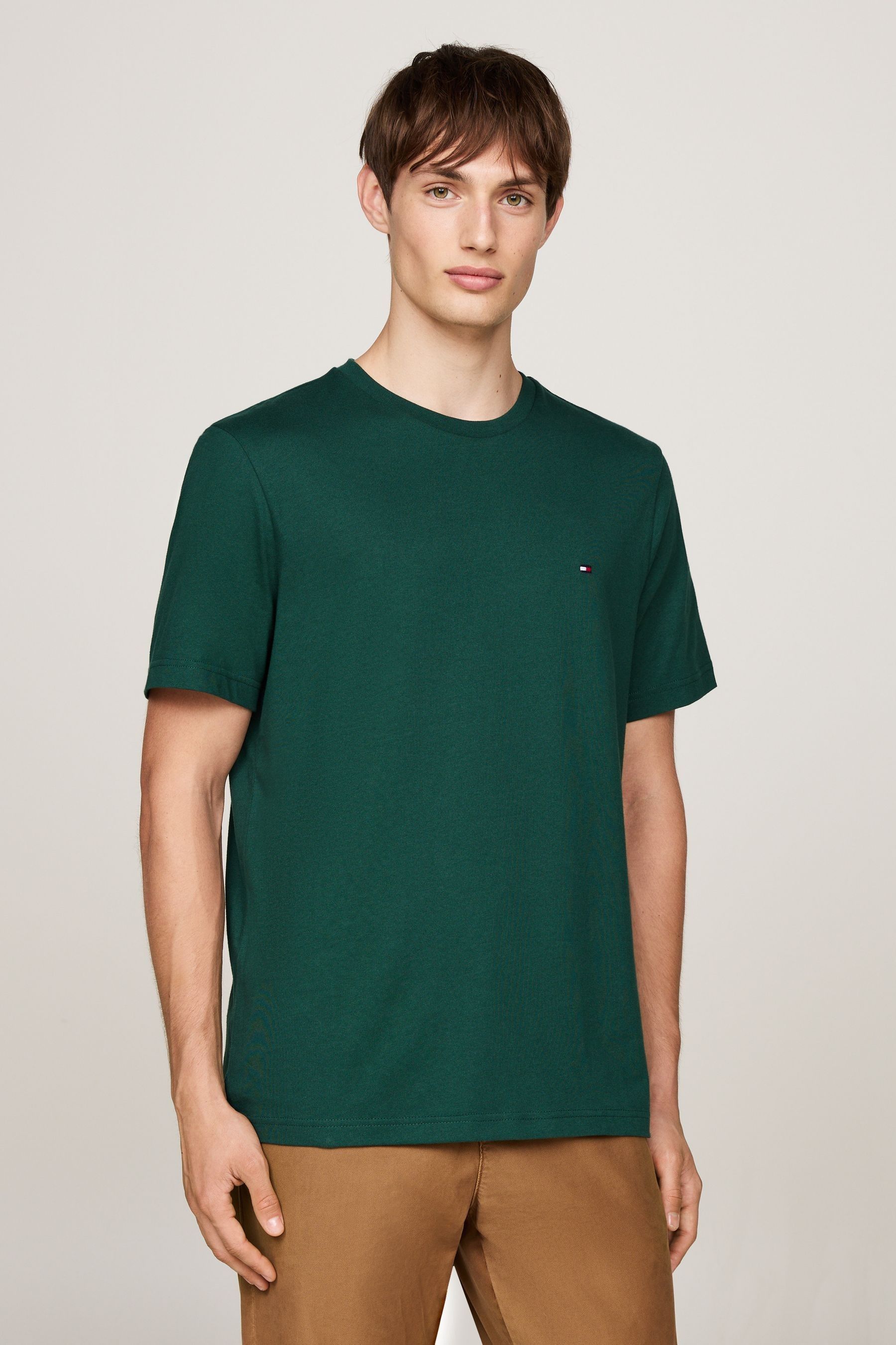 Tommy hilfiger green t shirt discount