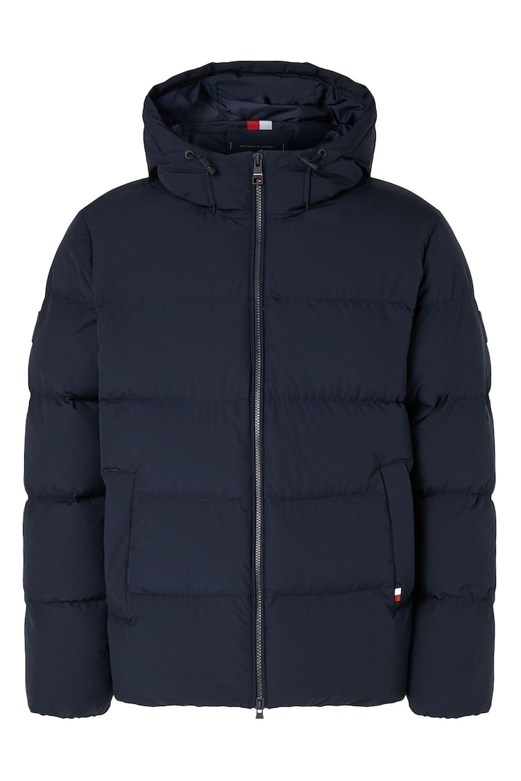 Tommy Hilfiger Blue Down Hooded Puffer Jacket - Image 5 of 5