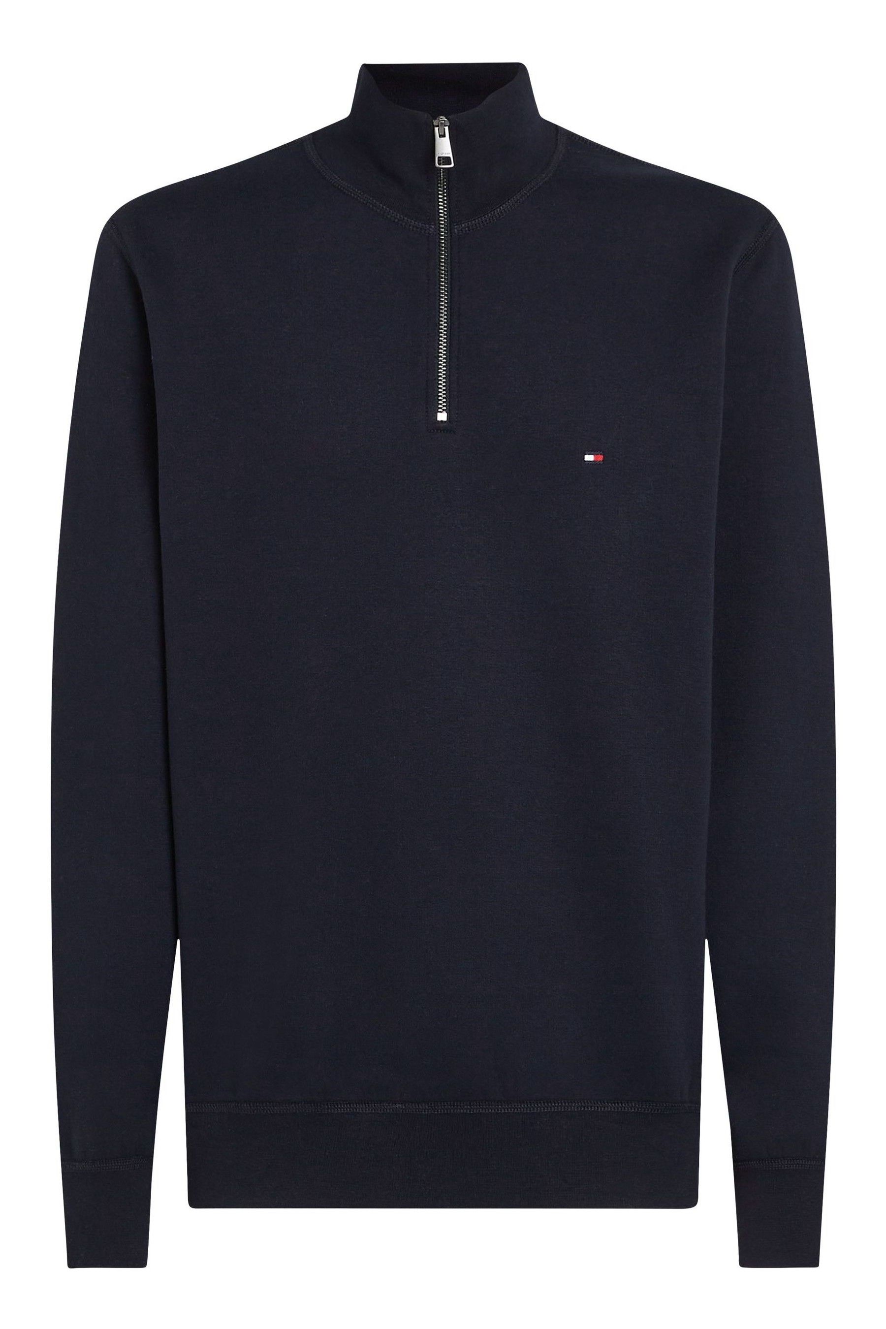 Tommy hilfiger fleece half zip 2025