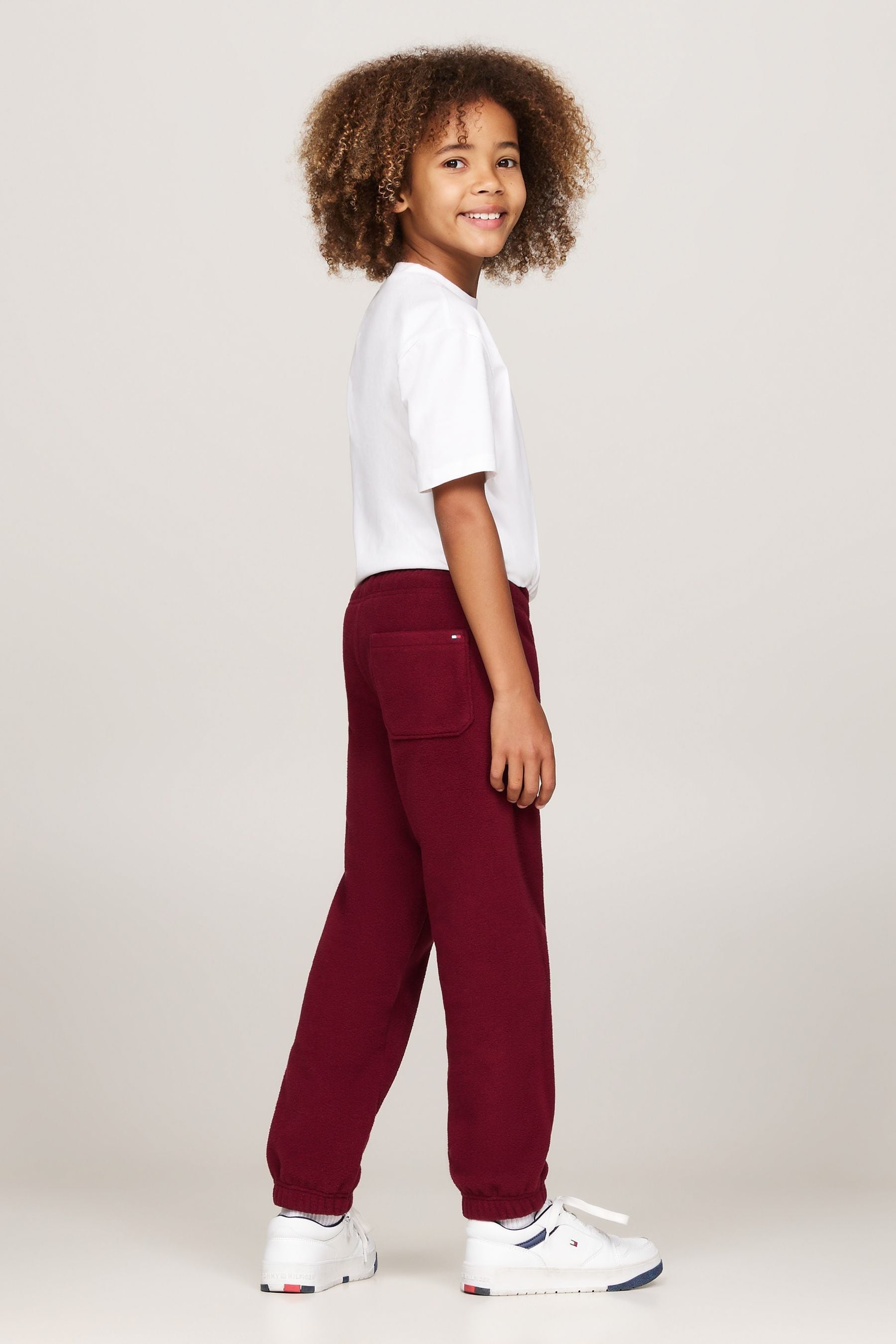 Tommy hilfiger sweatpants red hot sale