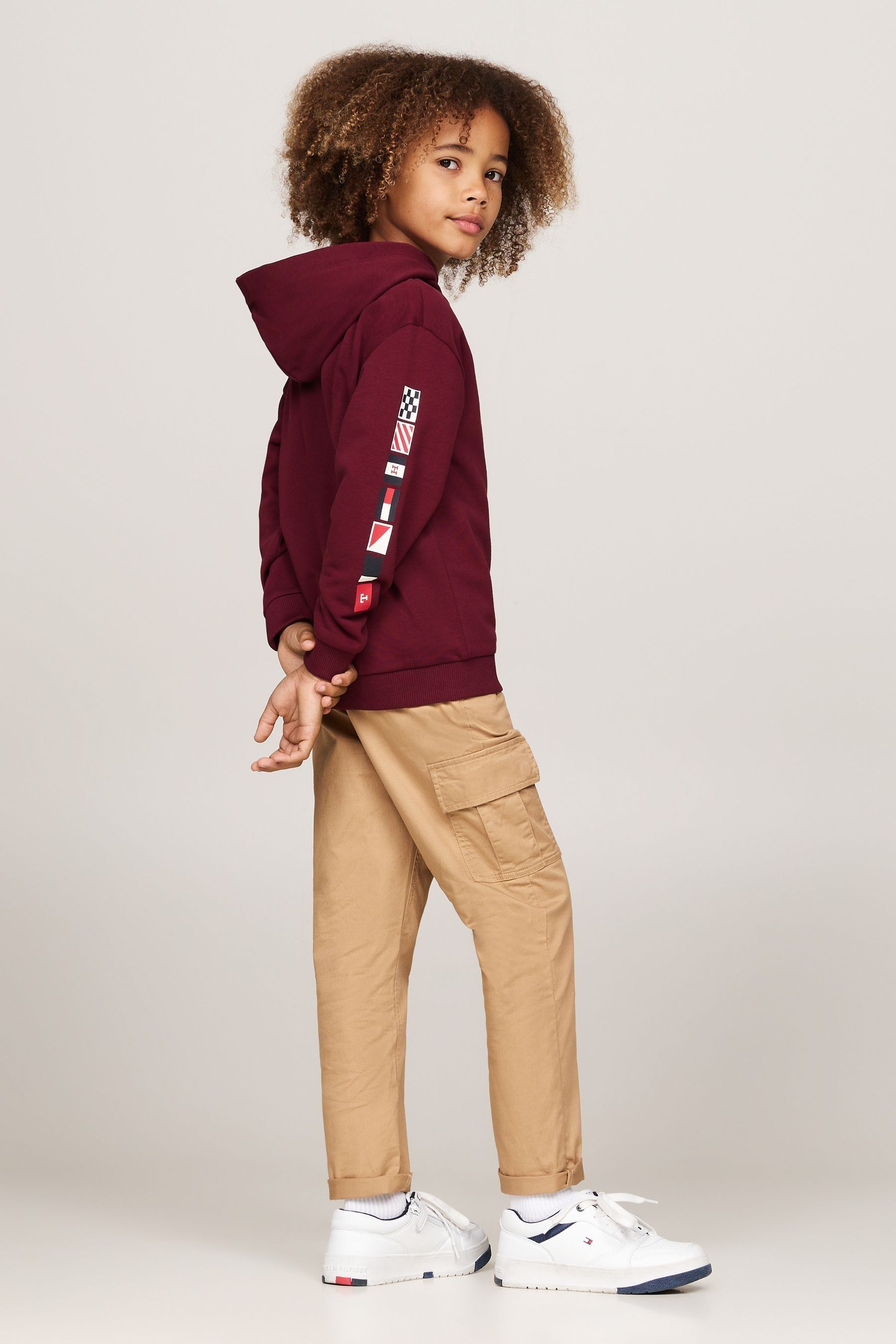 Buy Tommy Hilfiger Red Flags Embroidered Hoodie from Next Canada
