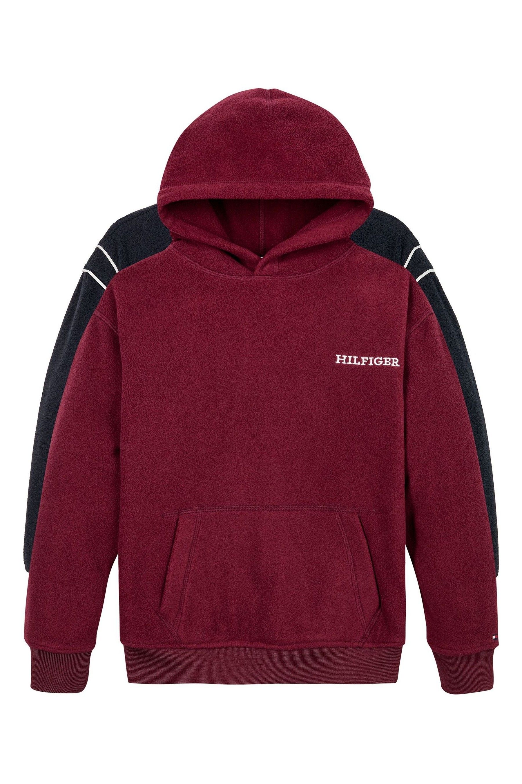 Tommy hilfiger polar fleece hoodie top