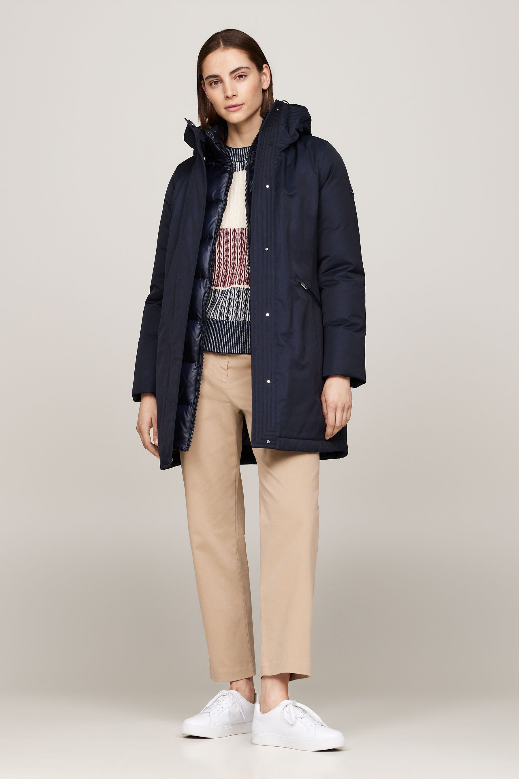 Buy Tommy Hilfiger Blue Padded Parka Jacket from Next USA