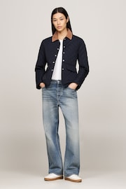 Tommy Hilfiger Slim Fit Quilted Blue Jacket - Image 2 of 5