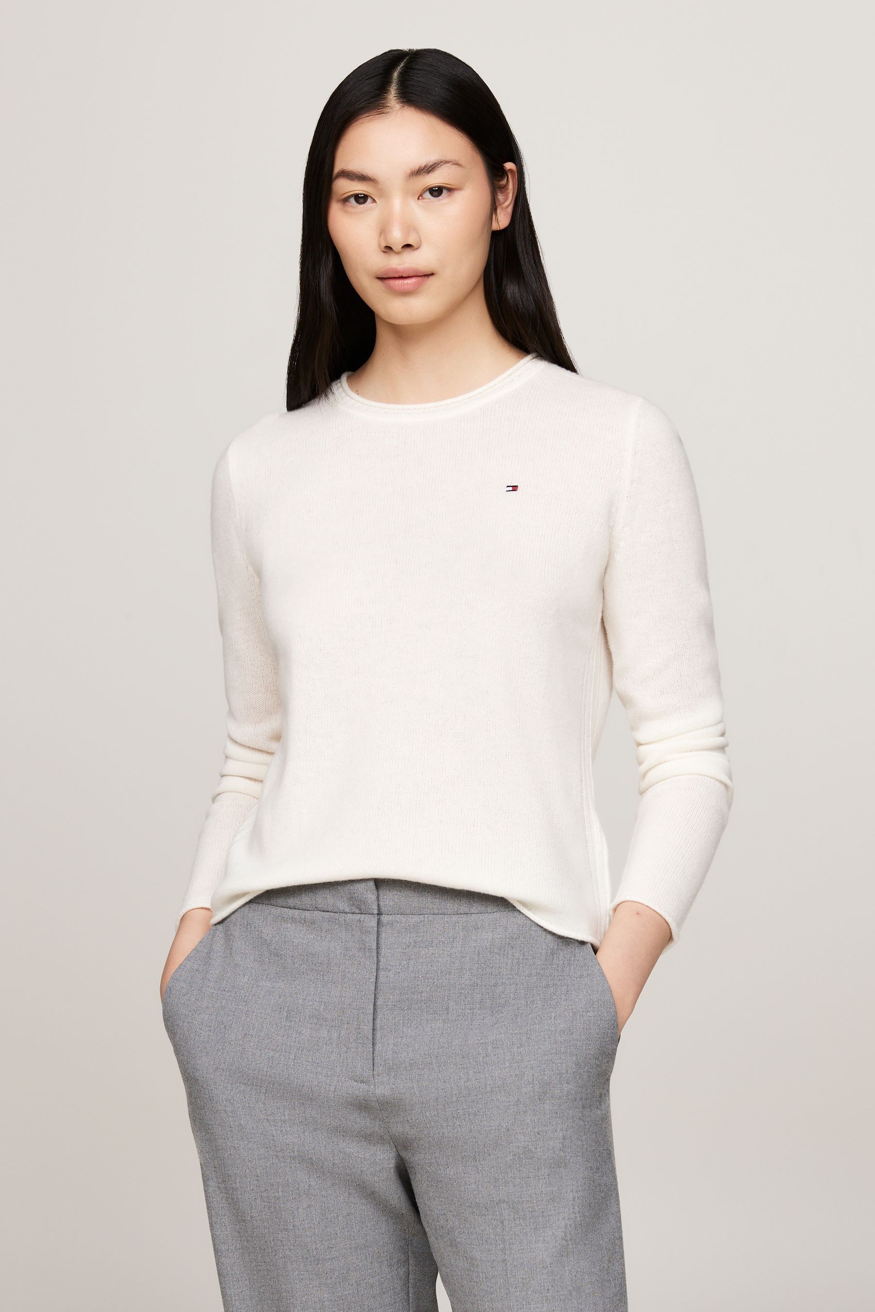 Hilfiger crew neck sweater clearance