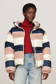 Tommy Hilfiger Natural New York Down Jacket With Hood - Image 1 of 5