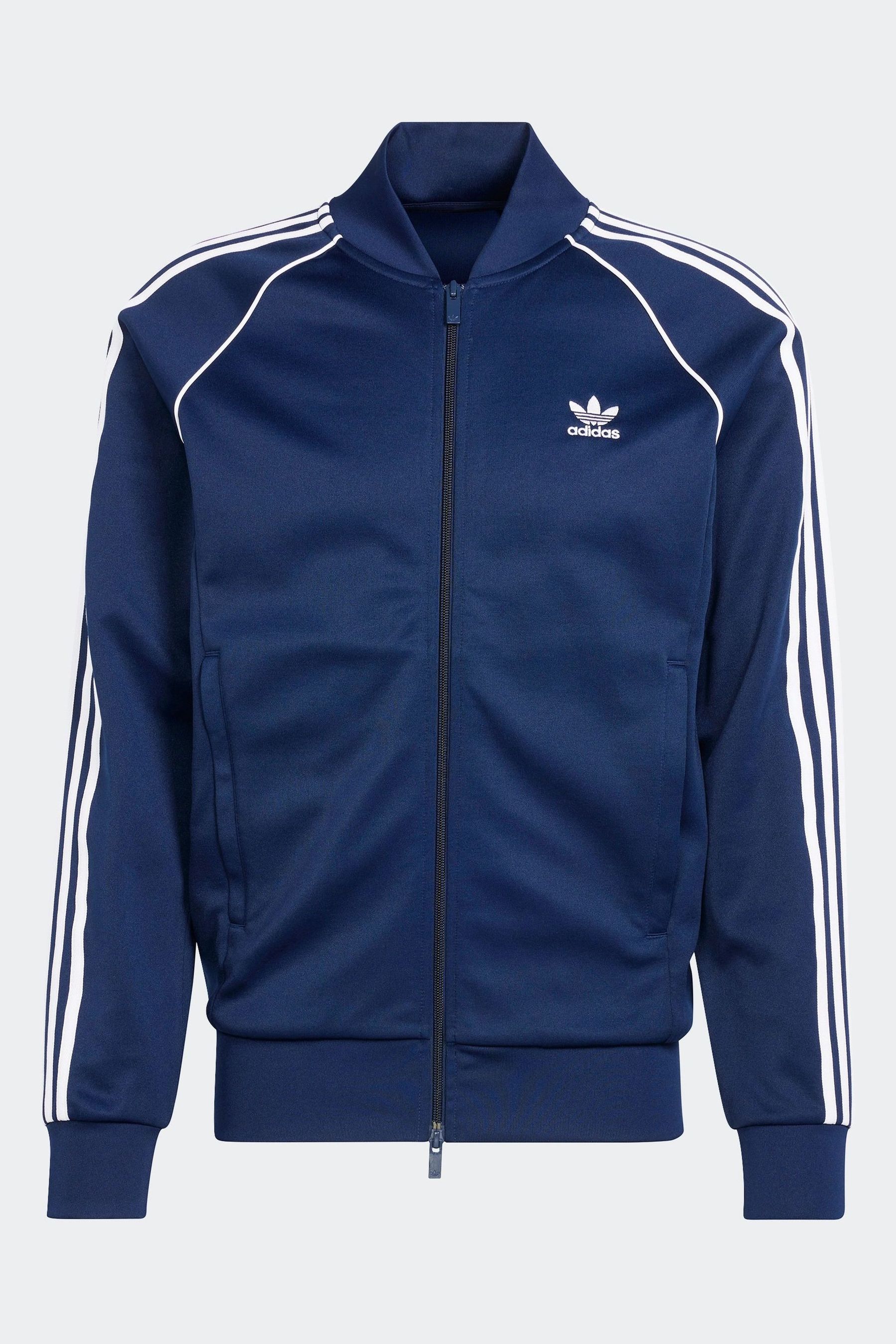 Sst track jacket navy blue top