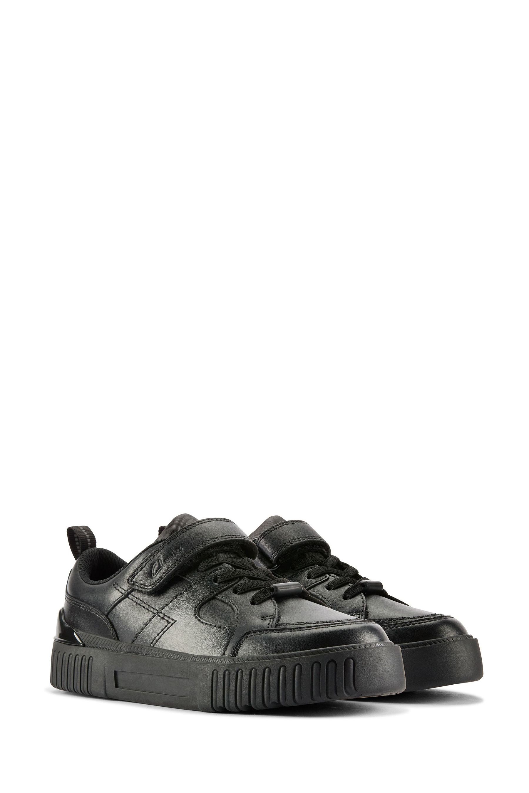 Buy Clarks Black Wide Fit G Leather Oslo Flare O Shoes from Next Belgium