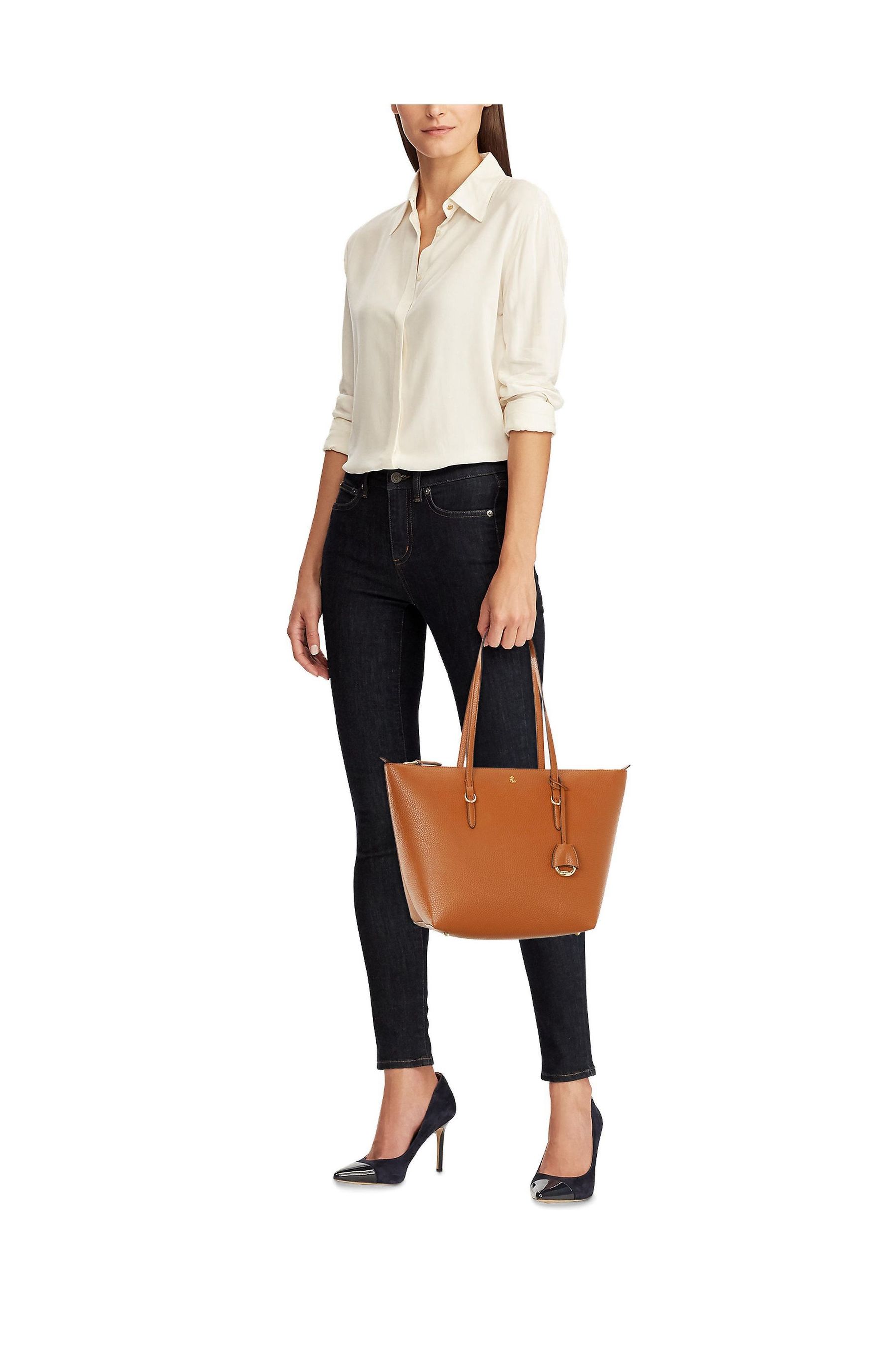 Buy Lauren Ralph Lauren Keaton Faux Leather Tote Shopper Bag from the Next UK online shop