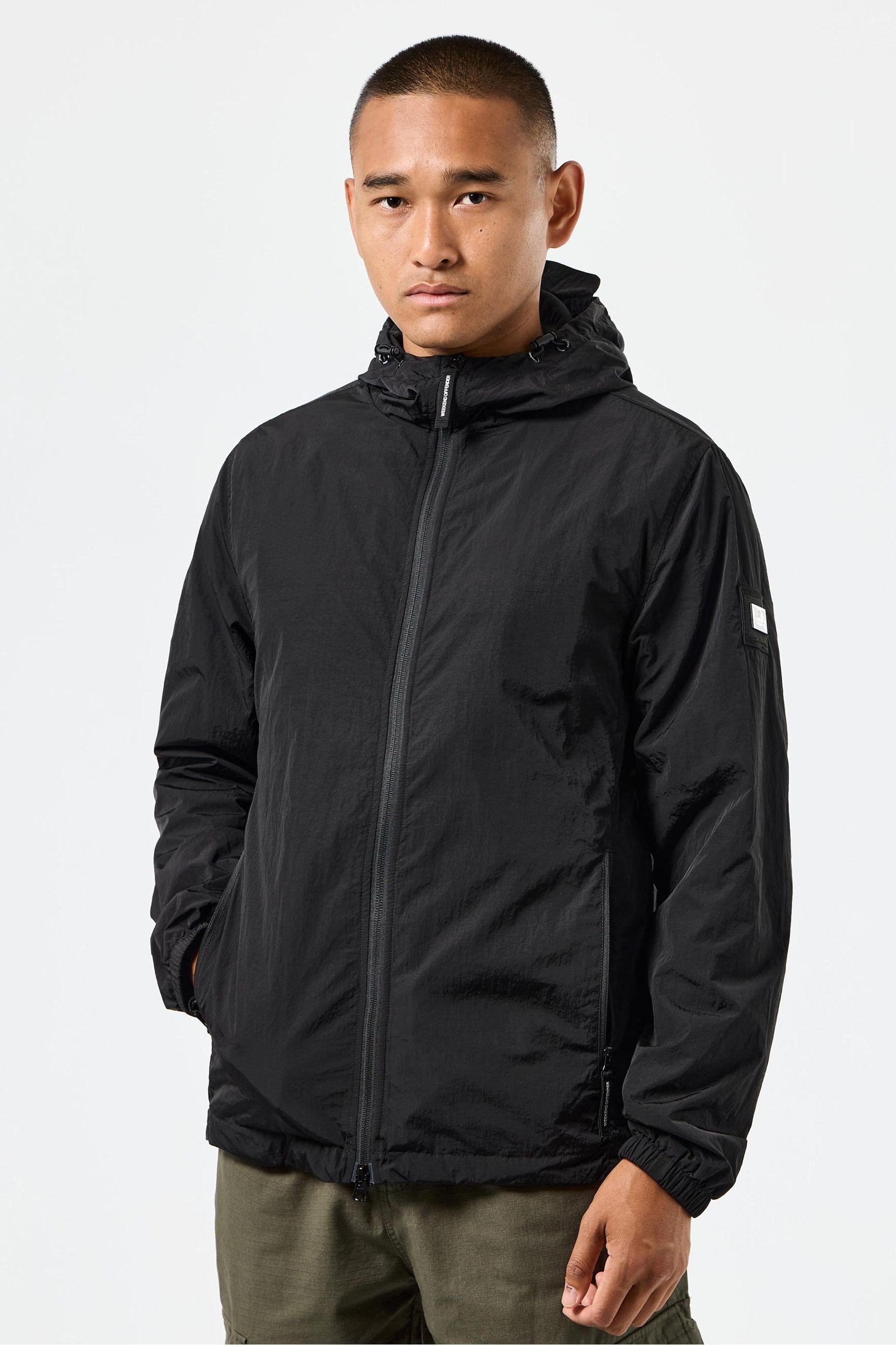 Weekend offender windbreaker top