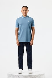 Weekend Offender Mens Farina Tipped Polo Shirt - 圖片 2，共 7