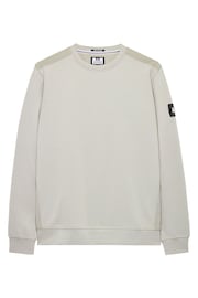 Weekend Offender Mens Nylon Overlay Sweatshirt - Image 4 of 6