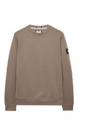 Weekend Offender Mens Nylon Overlay Sweatshirt - Image 4 of 6