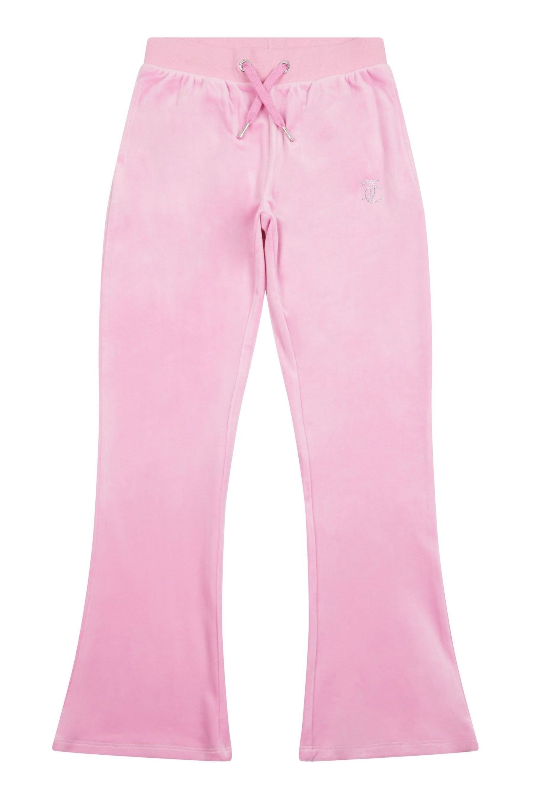 Juicy Couture Pink Diamante Bootcut Joggers