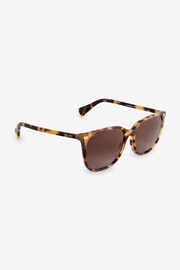 Ralph By Ralph Lauren RA5293 Irregular Brown Sunglasses - Image 1 of 6