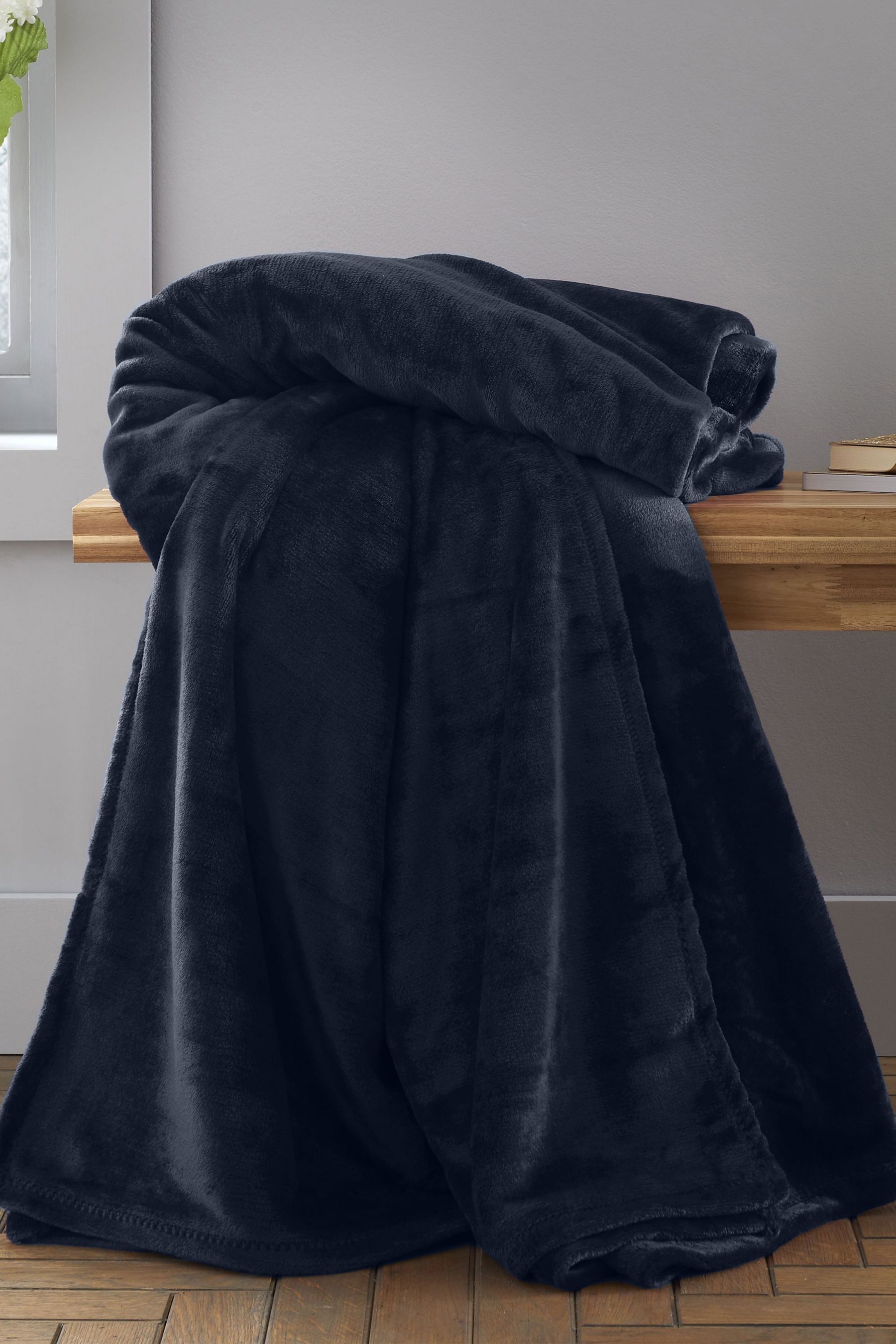 Catherine lansfield raschel throw best sale