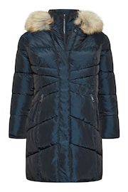 Yours Curve Midi Padded Puffer Coat - Imagen 4 de 4