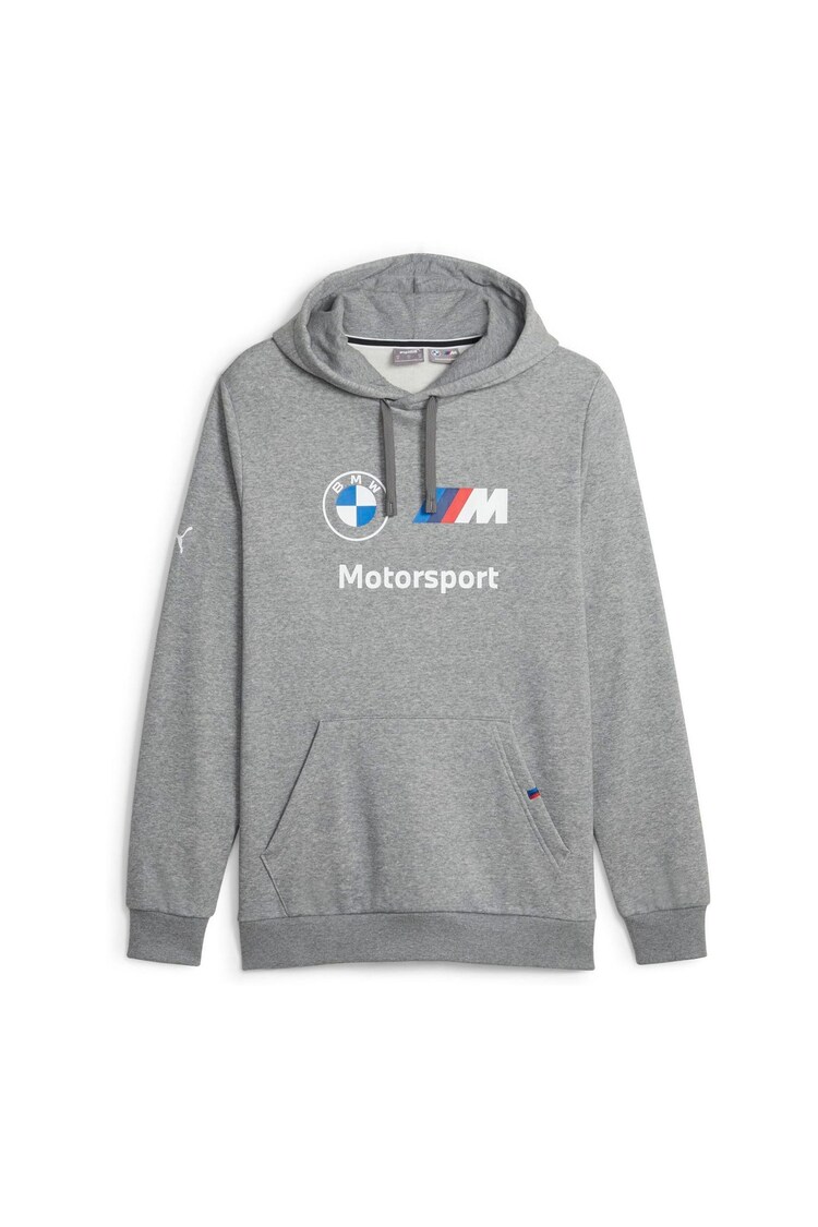 Puma Grey BMW M Motorsport Mens Fleece Hoodie - Image 6 of 6