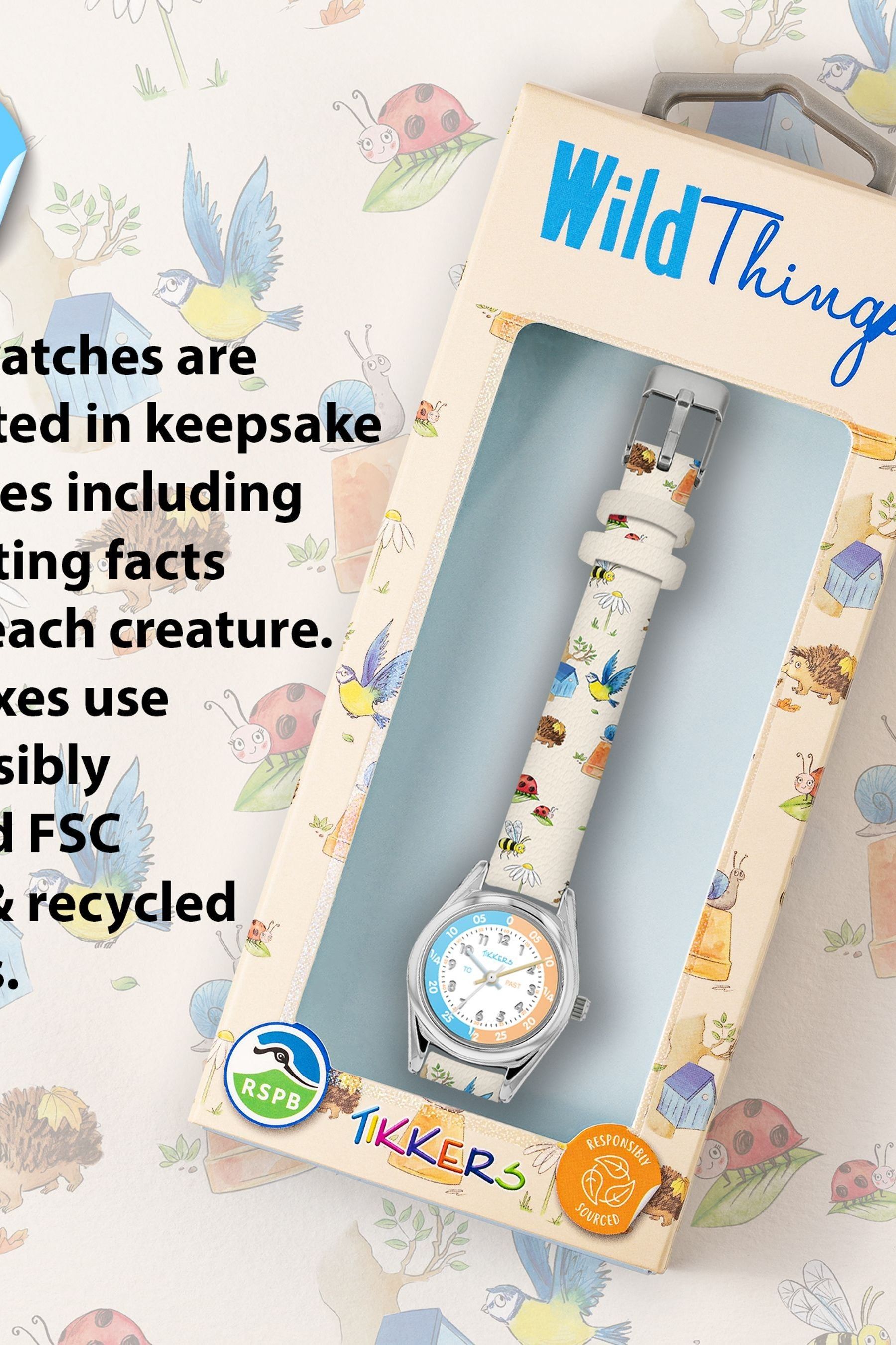 Buy Tikkers Kids Red RSPB Wild Things Watch from the Next UK online shop