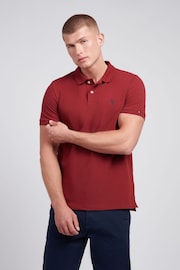 U.S. Polo Assn. Poppy Red Regular Fit Pique Polo Shirt - Image 5 of 5