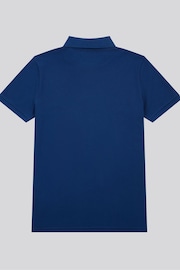 U.S. Polo Assn. Lapis Blue Regular Fit Pique Polo Shirt - Image 6 of 7